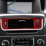 Dekorativer Aufkleber für die Zentralsteuerung des unteren Luftauslasses für Volvo V60 2010–2017, linker Antrieb, Central Control Lower Air Outlet, Left Drive – Bild 5