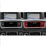 Dekorativer Aufkleber für die Zentralsteuerung des unteren Luftauslasses für Volvo V60 2010–2017, linker Antrieb, Central Control Lower Air Outlet, Left Drive – Bild 6