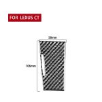 Car Carbon Faser Aschenbecher Panel Dekorativer Aufkleber für Lexus CT 2011-2017, Rechtsfahrt – Bild 2