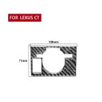 Auto-Bedienfeld-Low-Level-Konfigurations-dekorativer Aufkleber für Lexus CT 2011-2017, linke Fahrt – Bild 2