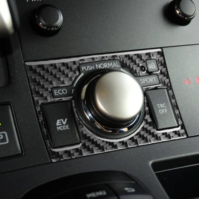 Kfz-Bedienfeld High-Level-Konfiguration dekorativer Aufkleber für Lexus CT 2011-2017, linke Fahrt – Bild 5