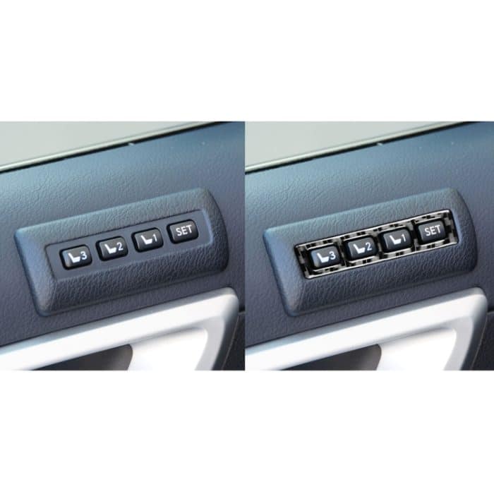 Autositz-Anpassungs-Panel dekorativer Aufkleber für Lexus CT 2011-2017, links und rechts fahren – Bild 6