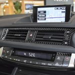 Car Carbon Fiber Central Control Air Outlet Dekorative Aufkleber für Lexus CT 2011-2017, Rechtsfahrt – Bild 5