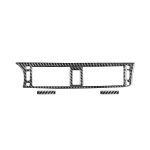 Car Carbon Fiber Central Control Air Outlet Dekorative Aufkleber für Lexus CT 2011-2017, linke Fahrt