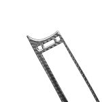 Car Carbon Fiber Central Control Air Outlet Dekorative Aufkleber für Lexus CT 2011-2017, linke Fahrt – Bild 3