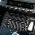 Car Carbon Fiber CD Panel B Dekorativer Aufkleber für Lexus CT 2011-2017, Rechtsfahrt – Bild 5