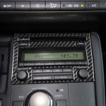 Kohlenstofffaser-CD-Panel einen dekorativen Aufkleber für Lexus CT 2011-2017, links und rechts fahren – Bild 5