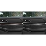 Auto Kohlefaserschwelle Dekorative Aufkleber für Ford Explorer 2016-2019, linke Fahrt – Bild 6