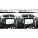 Auto Kohlefaser Navigationsplatte Dekorativer Aufkleber für Ford Explorer 2016-2019, linke Fahrt – Bild 6