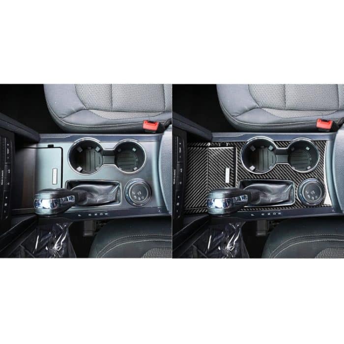 Auto Water Becher Zigarettenanzünder Panel dekorativer Aufkleber für Ford Explorer 2013-2019, linke Fahrt – Bild 6