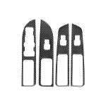 Auto-Kohlefaserfenster-Schaufenster-Panel dekorativer Aufkleber für Ford Explorer 2013-2019, linke Fahrt