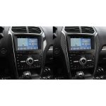 Car Carbon Fiber Central Control Dekorative Aufkleber für Ford Explorer 2013-2019, linke Fahrt – Bild 6