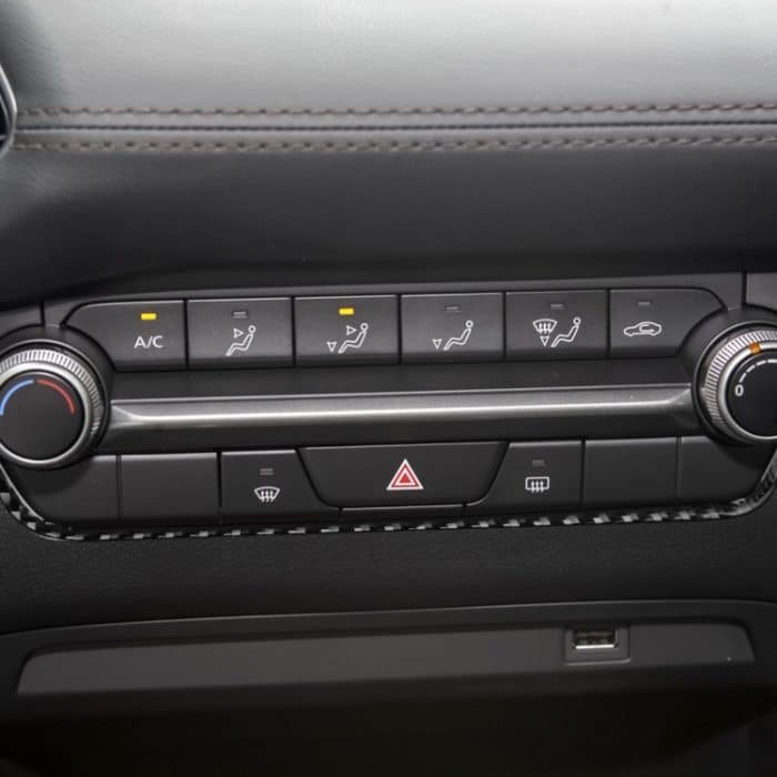 Auto-Klimaanlage Steuerkasten dekorativer Aufkleber für Mazda 3 Axela 2020, links und rechts fahren – Bild 5