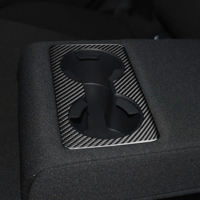 Auto Kohlenstofffaser-Heckwasser-Tasse dekorativer Aufkleber für Mazda 3 Axela 2020, links und rechts fahren – Bild 5