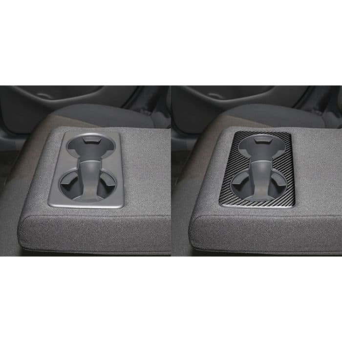 Auto Kohlenstofffaser-Heckwasser-Tasse dekorativer Aufkleber für Mazda 3 Axela 2020, links und rechts fahren – Bild 6