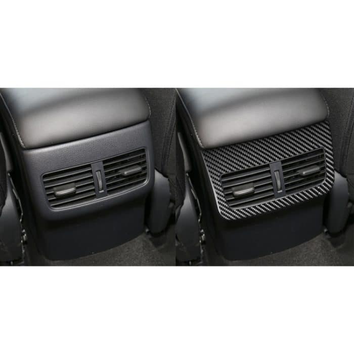 Kohlenstofffaser-Hinterluftauslass-dekorativer Aufkleber für Mazda 3 Axela 2020, links und rechts fahren – Bild 6