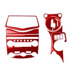 10-in-1-Carbonfaser-Zentralsteuerungsgetriebe-Multimedia-dekorativer Aufkleber für Nissan 370Z / Z34 2009-, Rechtsantrieb, Central Control Gear Multimedia, Right Drive