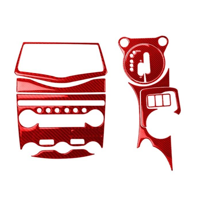 CRP6615R.jpg 10-in-1-Carbonfaser-Zentralsteuerungsgetriebe-Multimedia-dekorativer Aufkleber für Nissan 370Z / Z34 2009-, Linksantrieb, Central Control Gear Multimedia, Left Drive – Bild 1