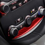 Auto-Kohlenstofffaser-Klimaanlagen-Einstellpaneel-Dekorstreifen für Nissan 370Z / Z34 2009-, Links- und Rechtsantrieb Universal, 2 in 1 Air Conditioning Adjustment Panel – Bild 5