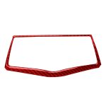 Car Carbon Fiber Multimedia Navigation Button Panel Dekorativer Aufkleber für Nissan 370Z / Z34 2009-, Links- und Rechtsantrieb Universal, Multimedia Navigation Button Panel