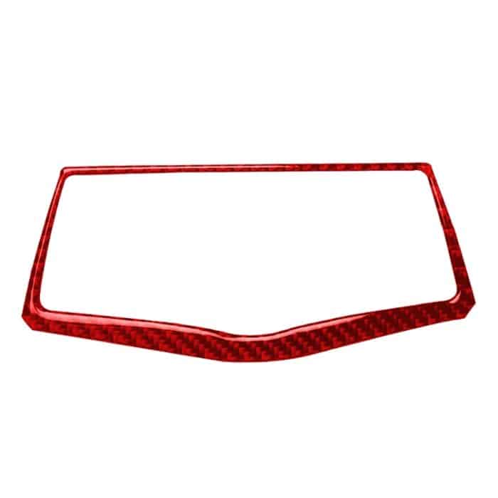 Car Carbon Fiber Multimedia Navigation Button Panel Dekorativer Aufkleber für Nissan 370Z / Z34 2009-, Links- und Rechtsantrieb Universal, Multimedia Navigation Button Panel – Bild 1