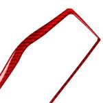 Car Carbon Fiber Multimedia Navigation Button Panel Dekorativer Aufkleber für Nissan 370Z / Z34 2009-, Links- und Rechtsantrieb Universal, Multimedia Navigation Button Panel – Bild 3