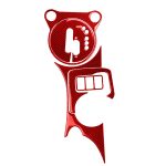 5-in-1-Auto-Kohlefaser-Zahnrad-Wasserbecherhalter-Panel, dekorativer Aufkleber für Nissan 370Z / Z34 2009-, Rechtsantrieb, Gear Water Cup Holder Panel, Right Drive