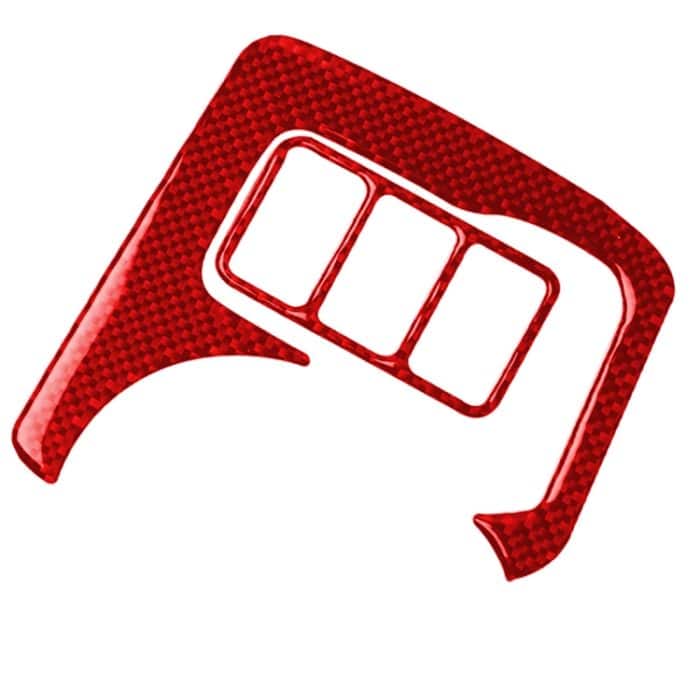 3 in 1 Auto Kohlefaser Mittelkonsole Wasserbecherhalter Panel Dekorativer Aufkleber für Nissan 370Z / Z34 2009-, Links- und Rechtsantrieb Universal, Center Console Water Cup Holder Panel D – Bild 3