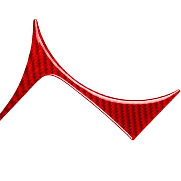 Auto-Kohlefaser-Wasserbecherhalter-Panel, dekorativer Aufkleber für Nissan 370Z / Z34 2009-, Links- und Rechtsantrieb, universell, Water Cup Holder Panel – Bild 3