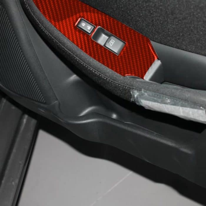 2-in-1-Auto-Carbonfaser-Fensterheber-Panel-dekorativer Aufkleber für Nissan 370Z / Z34 2009-, Linksantrieb, niedrig konfiguriert, Window Lift Panel, Left Drive – Bild 5