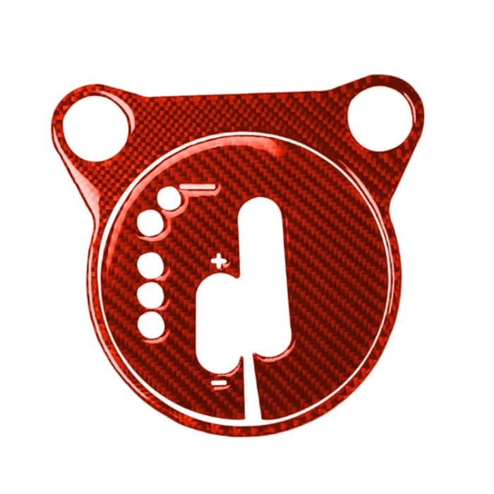 2-in-1-Carbonfaser-Automatikschaltgetriebe-Panel-Dekoraufkleber für Nissan 370Z / Z34 2009-, Linksantrieb, Automatic Gear Shifting Transmission Panel, Left Drive – Bild 1