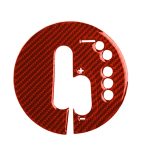 Auto-Carbonfaser-Automatikgetriebe-Panel-dekorativer Aufkleber für Nissan 370Z / Z34 2009-, Rechtsantrieb, Automatic Transmission Panel, Right Drive