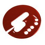 Auto-Carbonfaser-Automatikgetriebe-Panel-dekorativer Aufkleber für Nissan 370Z / Z34 2009-, Rechtsantrieb, Automatic Transmission Panel, Right Drive – Bild 3