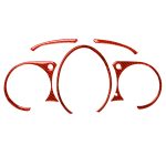 5-in-1-Carbonfaser-Geschwindigkeits-Armaturenbrett-dekorativer Aufkleber für Nissan 370Z / Z34 2009-, Links- und Rechtsantrieb Universal, 5 in 1 Speed Dashboard