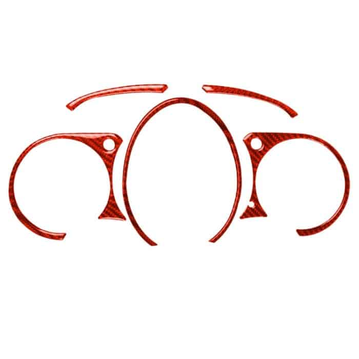 5-in-1-Carbonfaser-Geschwindigkeits-Armaturenbrett-dekorativer Aufkleber für Nissan 370Z / Z34 2009-, Links- und Rechtsantrieb Universal, 5 in 1 Speed Dashboard – Bild 1