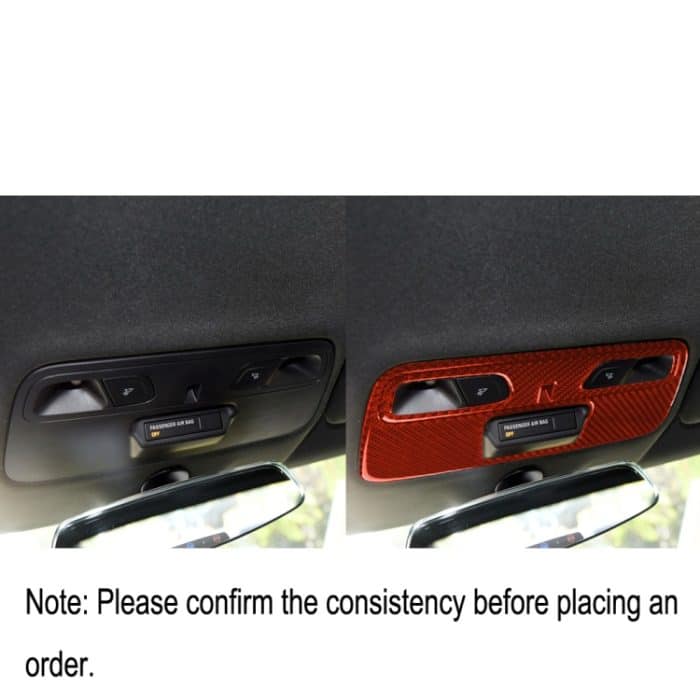 Auto-Carbon-Faser-Kuppel-Lichtpaneel-dekorativer Aufkleber für Chevrolet Camaro 2016, Links- und Rechtsantrieb Universal, Dome Light Panel – Bild 6