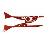 7-in-1-Carbon-Faser-Center-Control-Gang-Außenrahmen-dekorativer Aufkleber für Chevrolet Camaro 2016–2019, linker Antrieb, 7 in 1 Control Gear Outside Frame