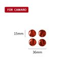 Auto-Carbonfaser-Luftauslass-dekorativer Aufkleber für Chevrolet Camaro 2017–2019, linker und rechter Antrieb, universell, Air Outlet – Bild 2