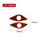 Auto-Kohlefaser-Heckhorn-dekorativer Aufkleber für Chevrolet Camaro 2017–2019, linker und rechter Antrieb, universell, Rear Horn – Bild 2