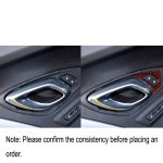 Auto-Carbonfaser-Innentürschloss-dekorativer Aufkleber für Chevrolet Camaro 2017–2019, linker und rechter Antrieb, universell, Inside Door Lock – Bild 6