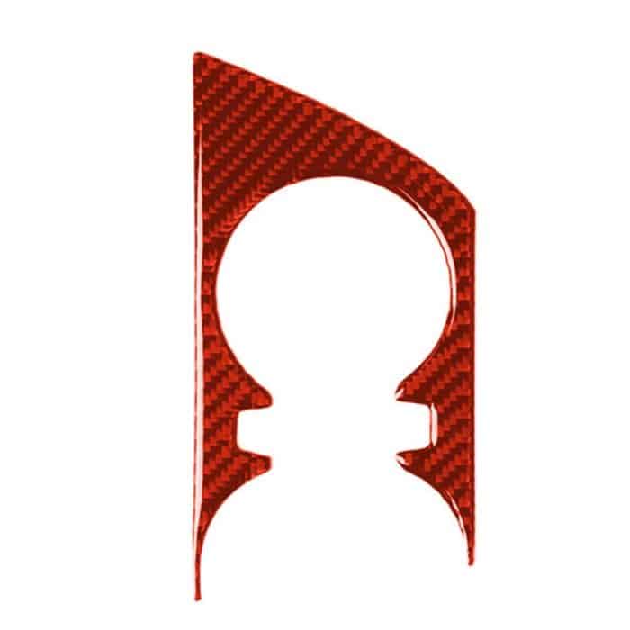 Auto-Kohlefaser-Wasserbecherhalter-Panel, dekorativer Aufkleber für Chevrolet Camaro 2017–2019, linker Antrieb, Water Cup Holder Panel – Bild 1