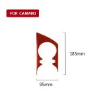 Auto-Kohlefaser-Wasserbecherhalter-Panel, dekorativer Aufkleber für Chevrolet Camaro 2017–2019, linker Antrieb, Water Cup Holder Panel – Bild 2