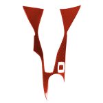 Auto Carbon Fiber Center Control Gear Außenrahmen Dekorativer Aufkleber für Chevrolet Camaro 2017-2019, Linksantrieb, Center Control Gear Outside Frame