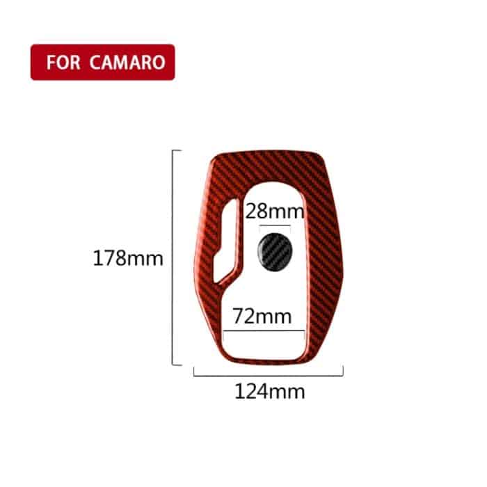 Auto-Carbonfaser-Zahnradrahmen-dekorativer Aufkleber für Chevrolet Camaro 2017–2019, linker Antrieb, Gear Frame – Bild 2