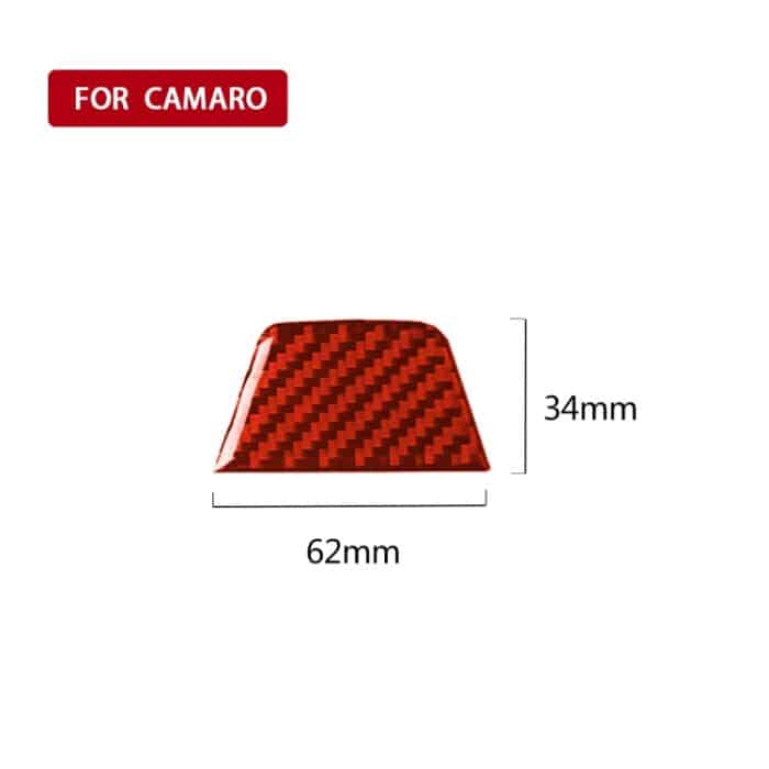 Auto-Carbonfaser unter dem Lenkrad, dekorativer Aufkleber für Chevrolet Camaro 2017–2019, Links- und Rechtsantrieb, universell, Below Steering Wheel – Bild 2