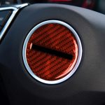 Auto-Carbonfaser-Lenkrad-Logo, dekorativer Aufkleber für Chevrolet Camaro 2017–2019, Links- und Rechtsantrieb, universell, Steering Wheel Logo – Bild 5