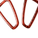 Auto-Carbonfaser-Armaturenbrett-Luftauslass-dekorativer Aufkleber für Chevrolet Camaro 2017–2019, linker und rechter Antrieb, universell, Dashboard Air Outlet – Bild 3