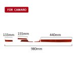 Auto-Carbon-Faser-Center-Control-dekorativer Aufkleber für Chevrolet Camaro 2017–2019, linker Antrieb, Center Control, Left Drive – Bild 2