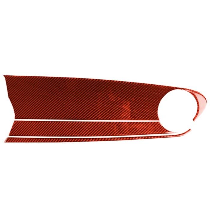 CRP6670R.jpg Dekorativer Aufkleber für das vordere Bedienfeld des Beifahrersitzes in der Mitte des Auto-Carbon-Fasers für Chevrolet Camaro 2017–2019, linker Antrieb, Front Passenger Seat Center Control Panel, Left Drive – Bild 1