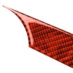 Dekorativer Aufkleber für das vordere Bedienfeld des Beifahrersitzes in der Mitte des Auto-Carbon-Fasers für Chevrolet Camaro 2017–2019, linker Antrieb, Front Passenger Seat Center Control Panel, Left Drive – Bild 3